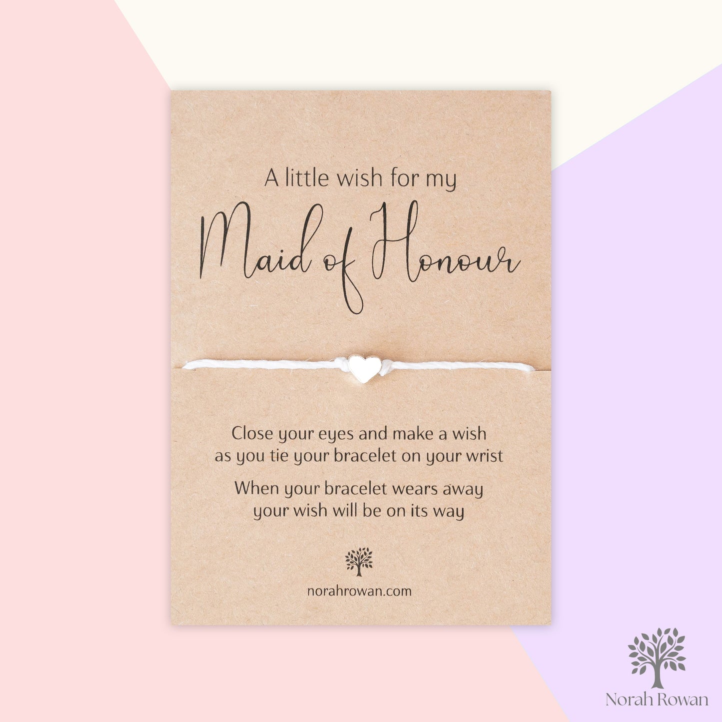 A Little Wish For My Maid Of Honour Wish Bracelet