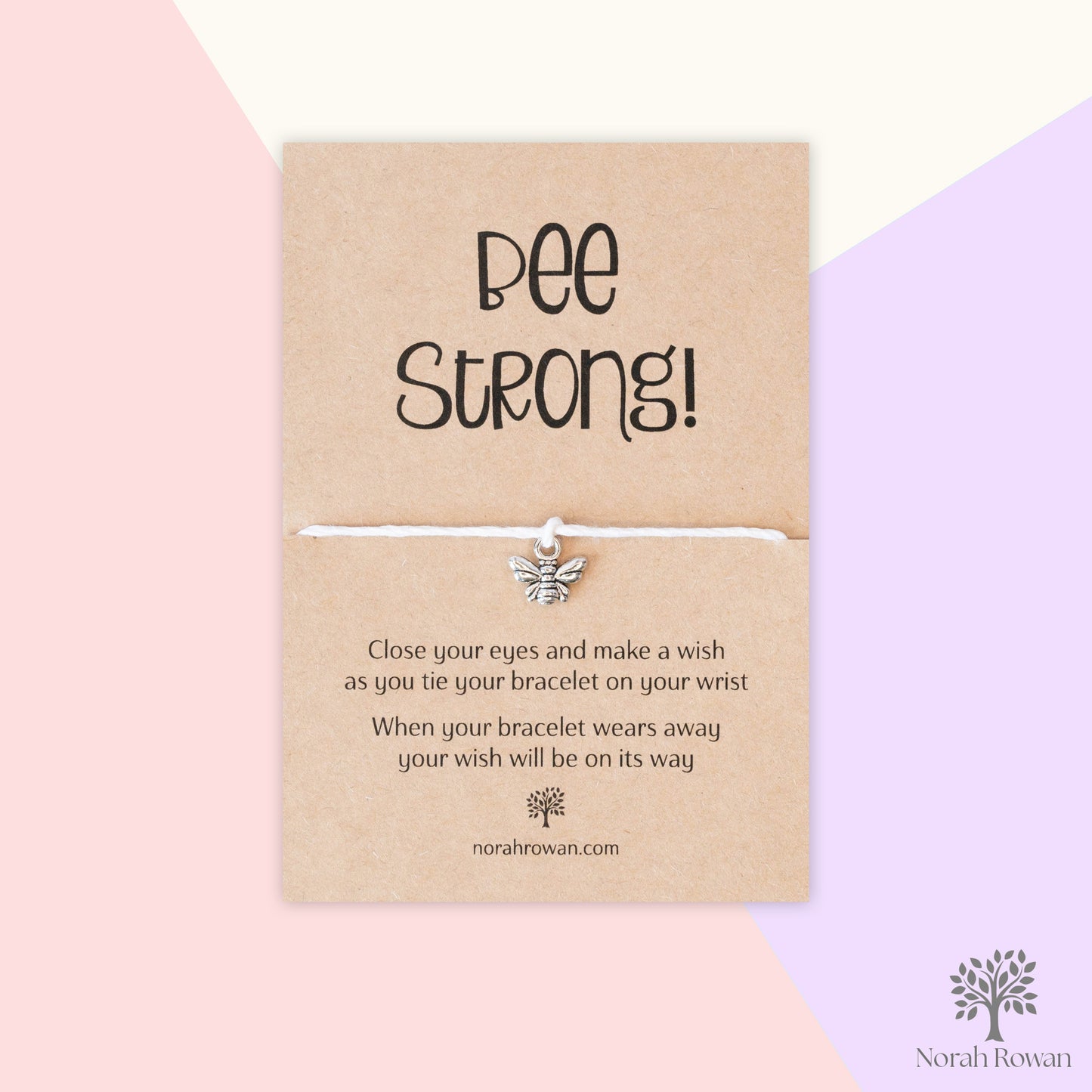 Bee Strong Wish Bracelet