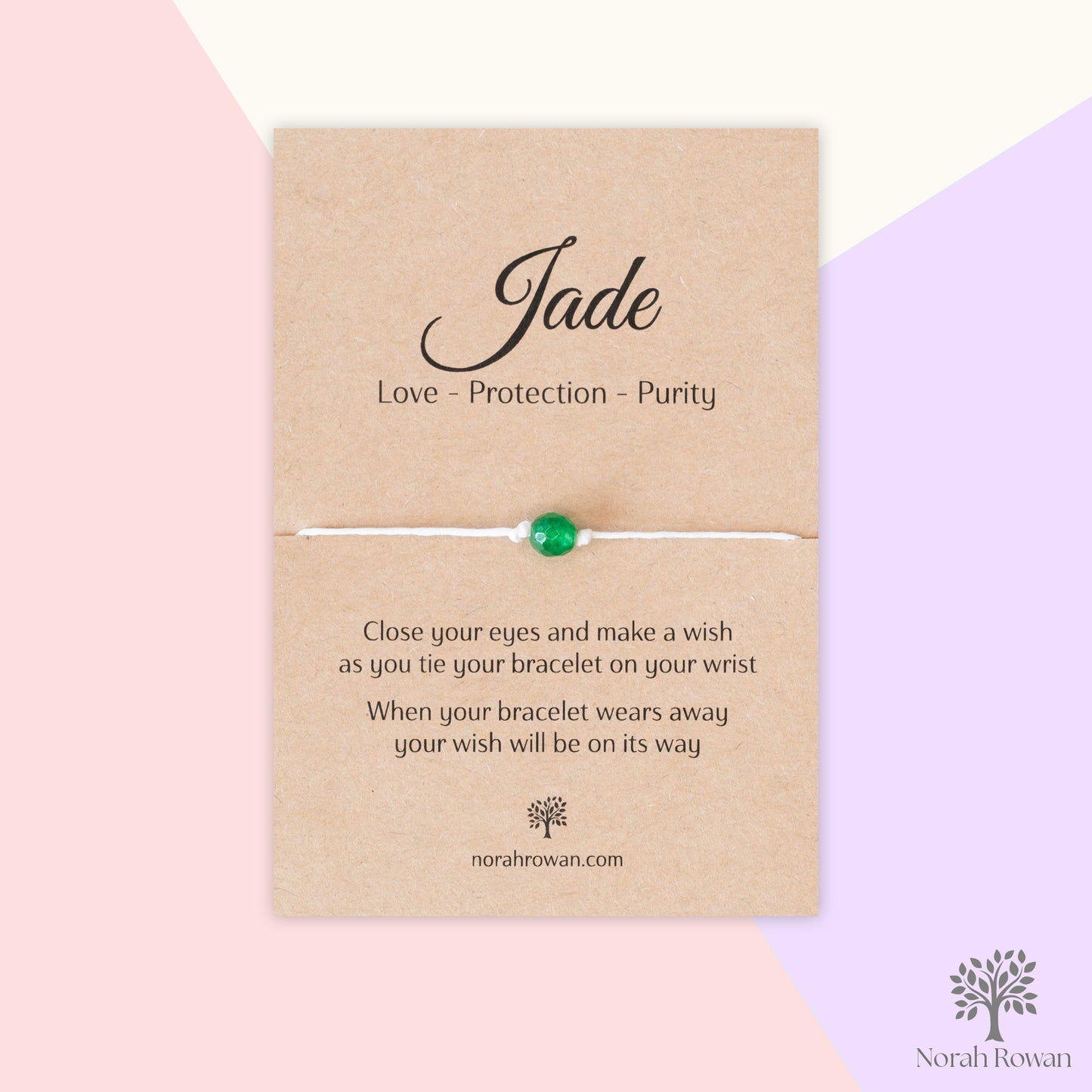 Jade Gemstone Wish Bracelet