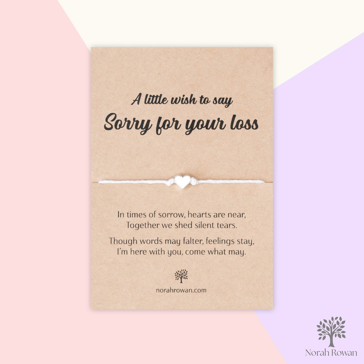 A Little Wish To Say Sorry For Your Loss Wish Bracelet