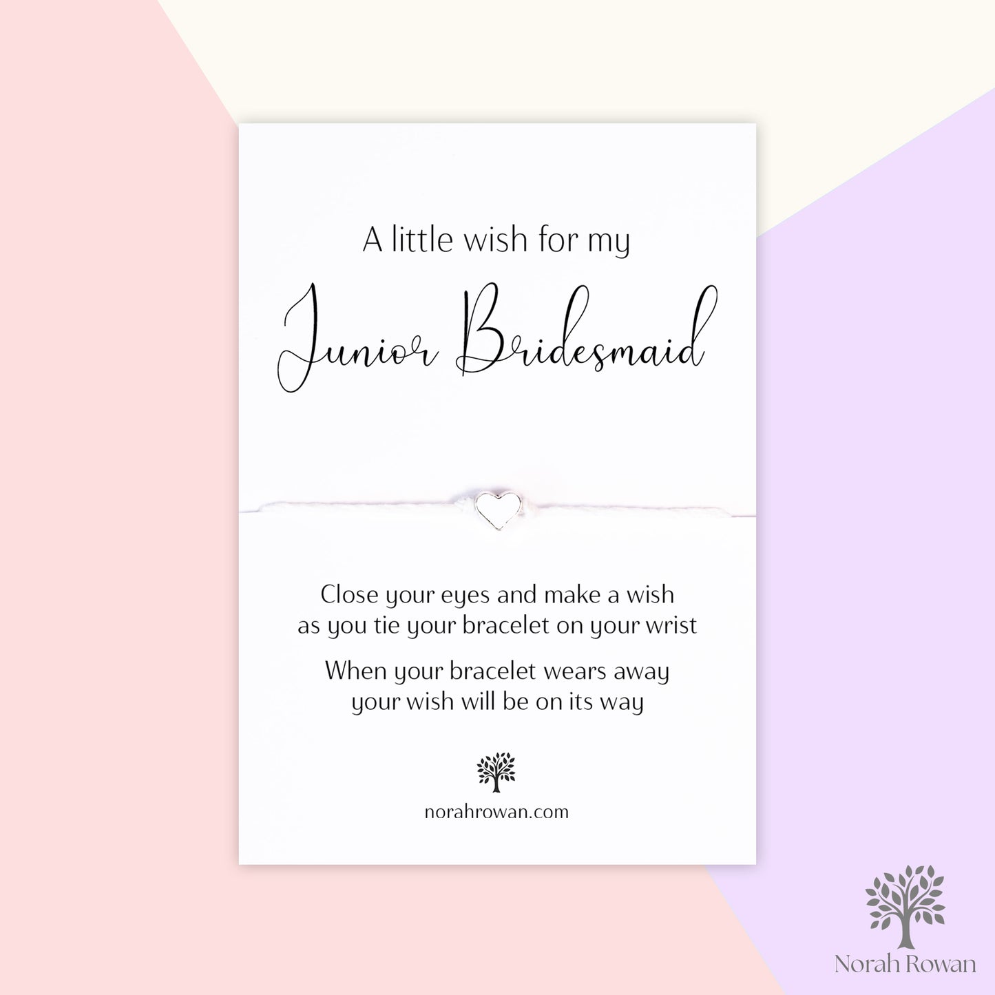 A Little Wish For My Junior Bridesmaid Wish Bracelet