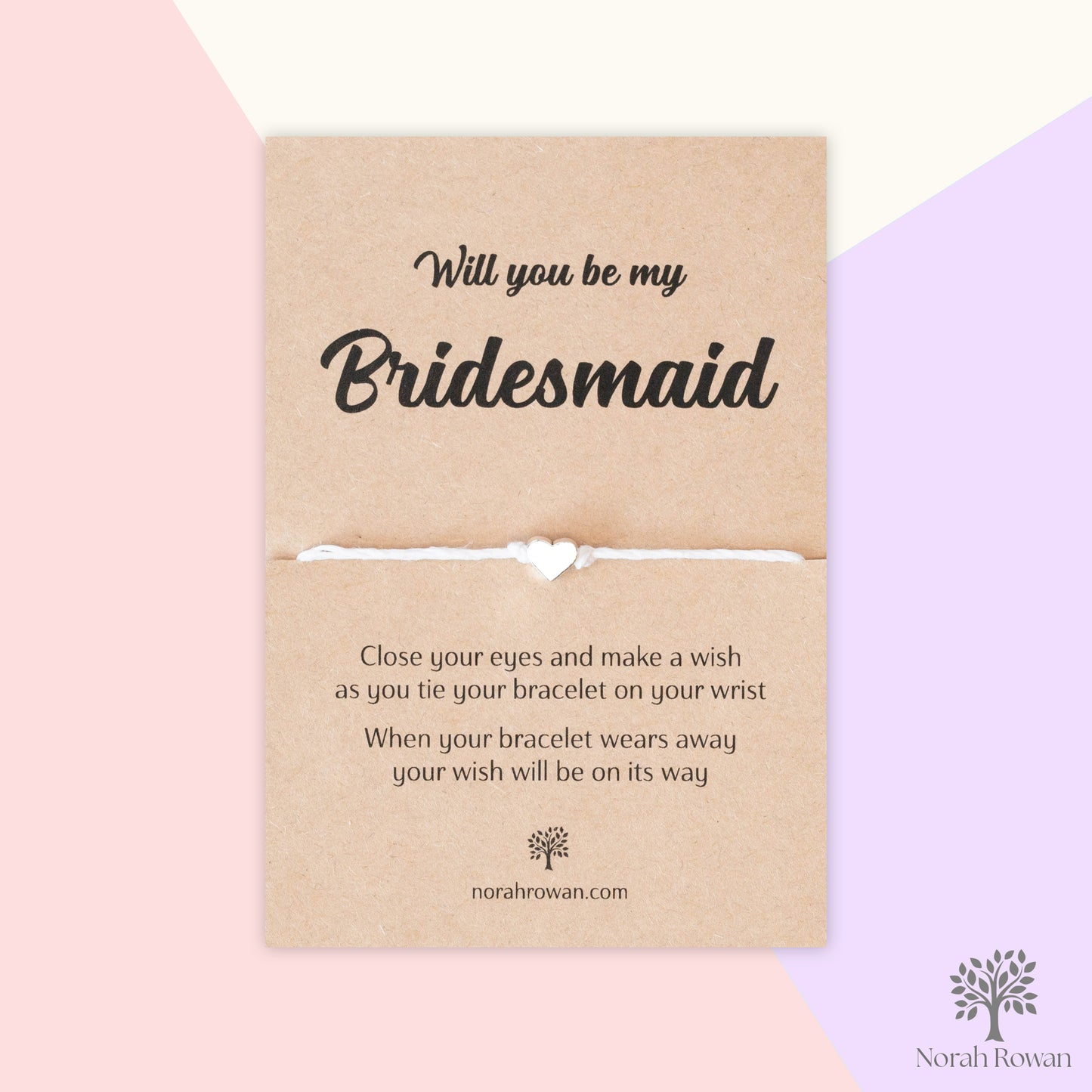 Will You Be My Bridesmaid Wish Bracelet