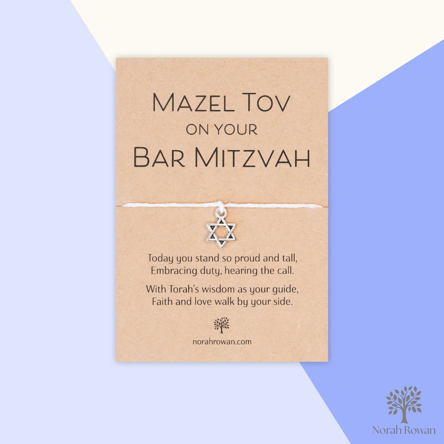 Mazel Tov On Your Bar Mitzvah Wish Bracelet