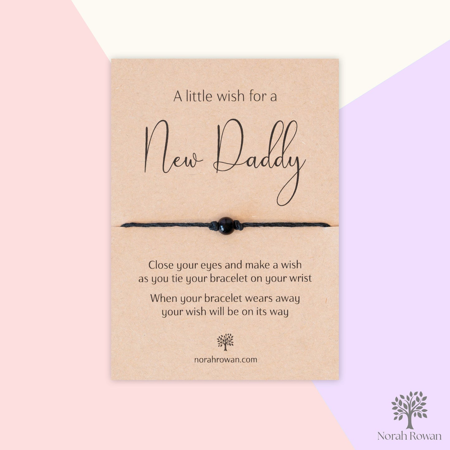 A Little Wish For A New Daddy Wish Bracelet