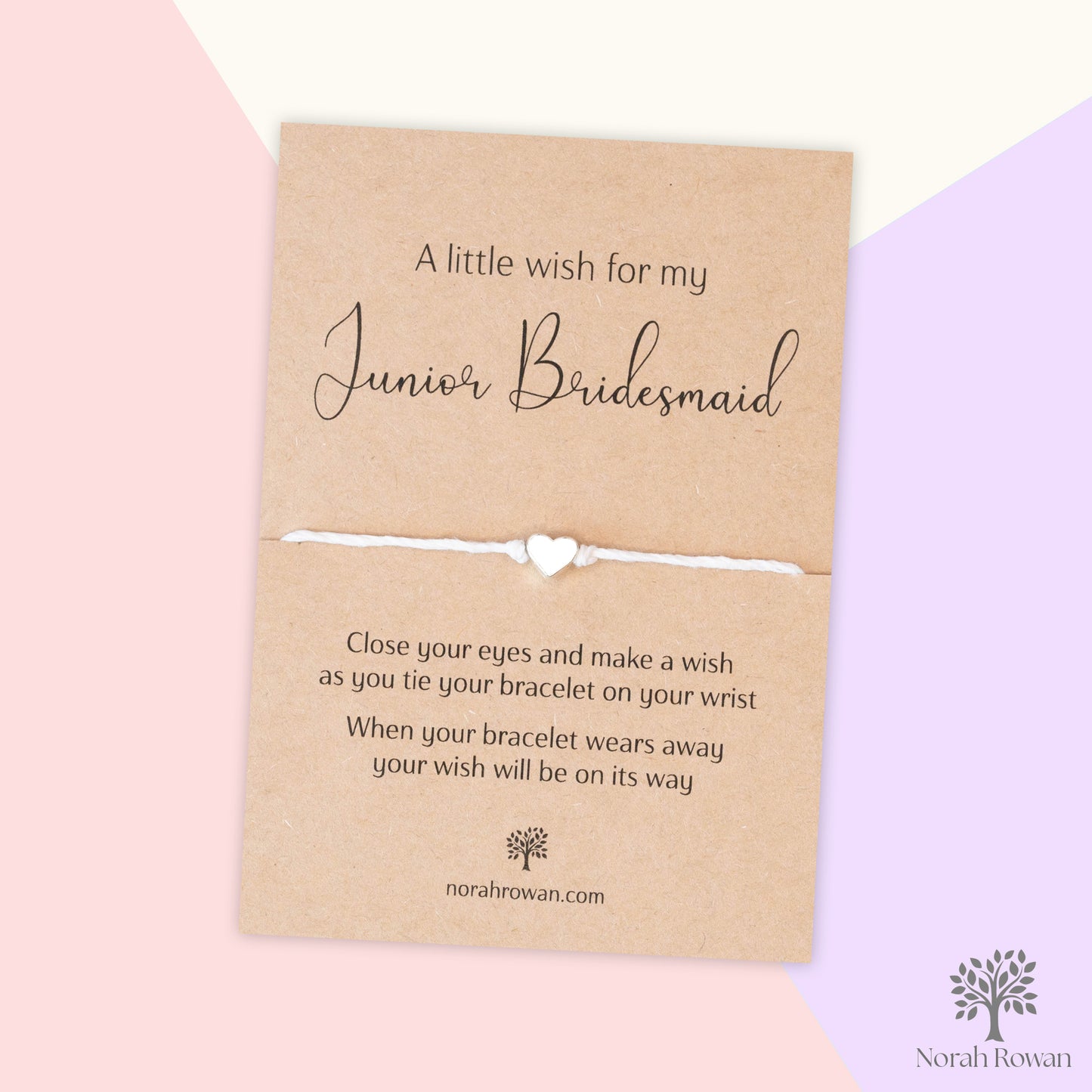 A Little Wish For My Junior Bridesmaid Wish Bracelet