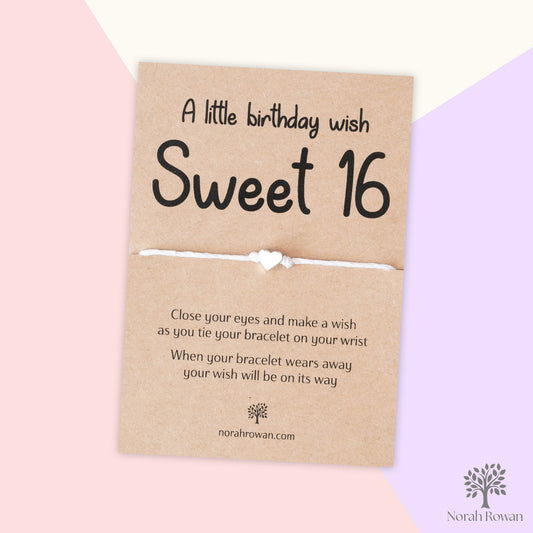 A Little Birthday Wish Sweet 16 Wish Bracelet