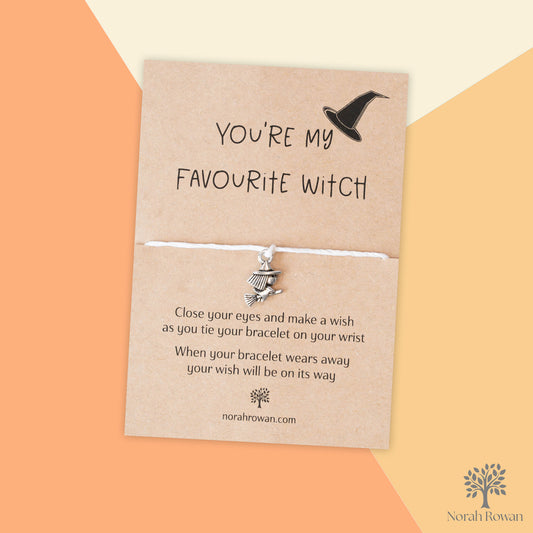 Favourite Witch Halloween Wish Bracelet