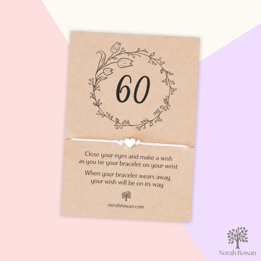 60th Birthday Wish Bracelet