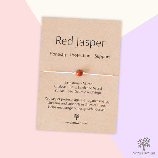 Red Jasper Wish Bracelet