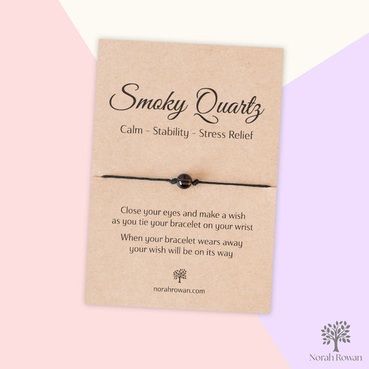 Smoky Quartz Wish Bracelet