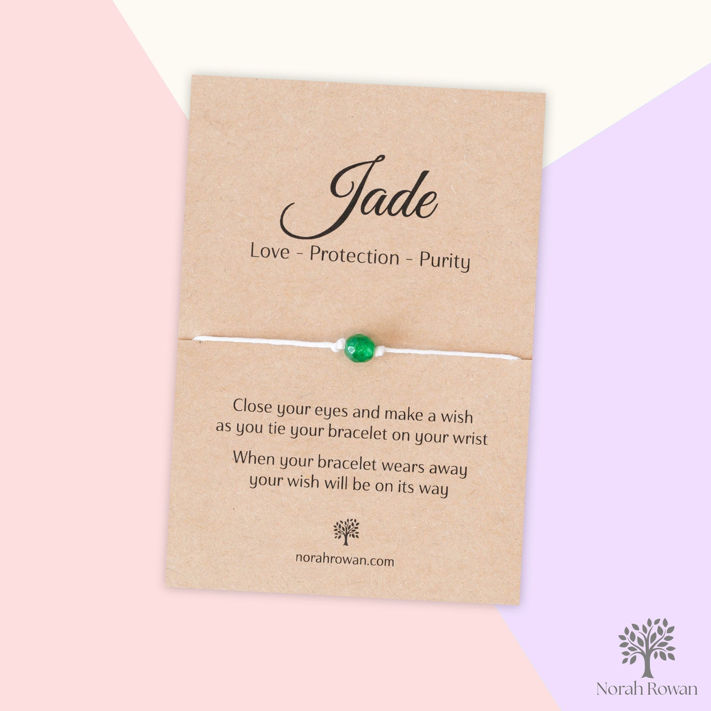 Jade Gemstone Wish Bracelet