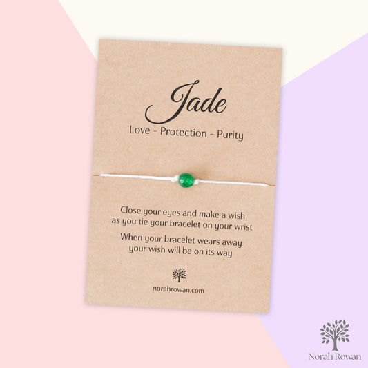 Jade Gemstone Wish Bracelet