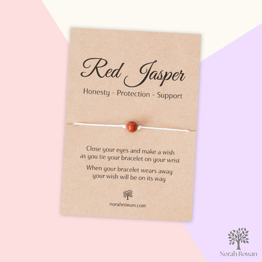 Red Jasper Wish Bracelet