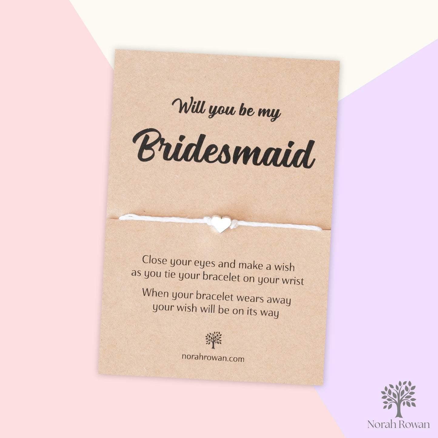 Will You Be My Bridesmaid Wish Bracelet