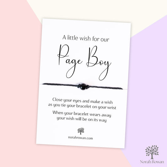 A Little Wish For Our Page Boy Wish Bracelet