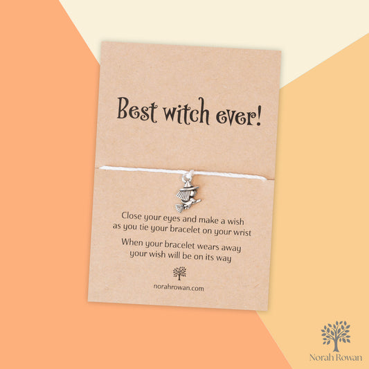 Best Witch Ever Halloween Wish Bracelet