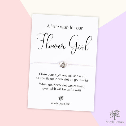 A Little Wish For Our Flower Girl Wish Bracelet