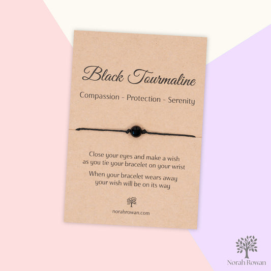 Black Tourmaline Wish Bracelet