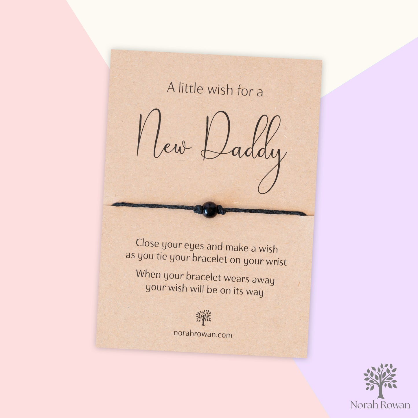 A Little Wish For A New Daddy Wish Bracelet