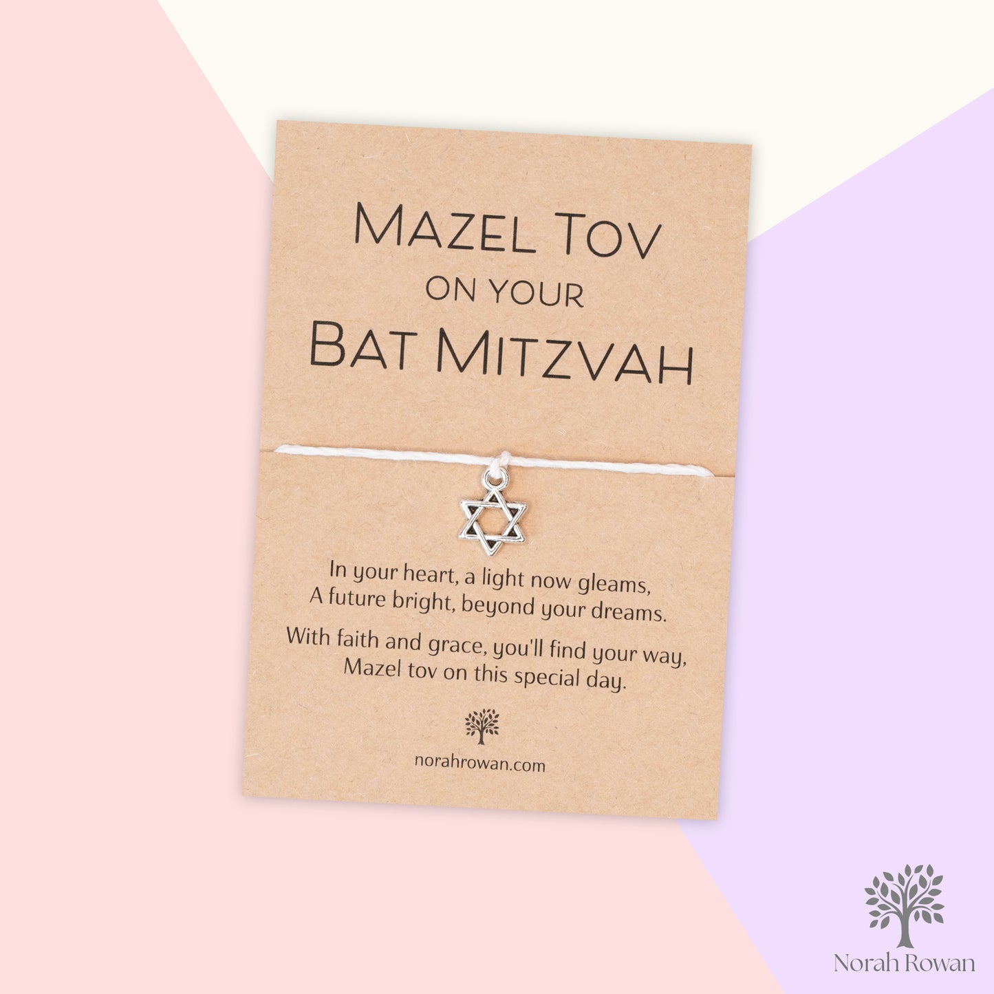 Mazel Tov On Your Bat Mitzvah Wish Bracelet