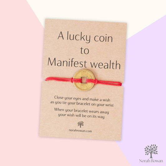 A Lucky Coin To Manifest Wealth Wish Bracelet