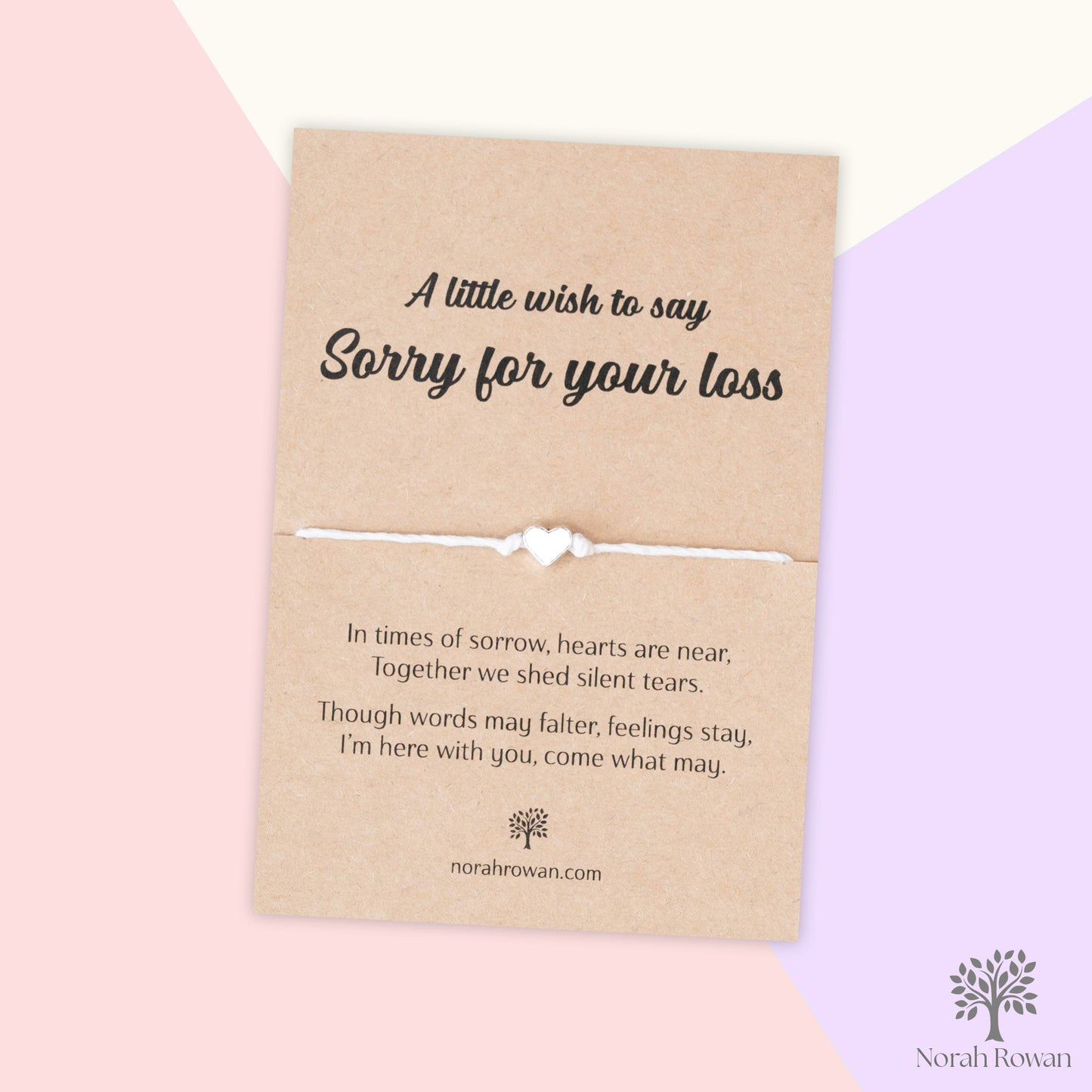 A Little Wish To Say Sorry For Your Loss Wish Bracelet