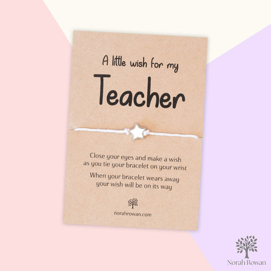 A Little Wish For My Teacher Wish Bracelet