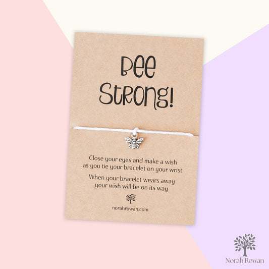 Bee Strong Wish Bracelet