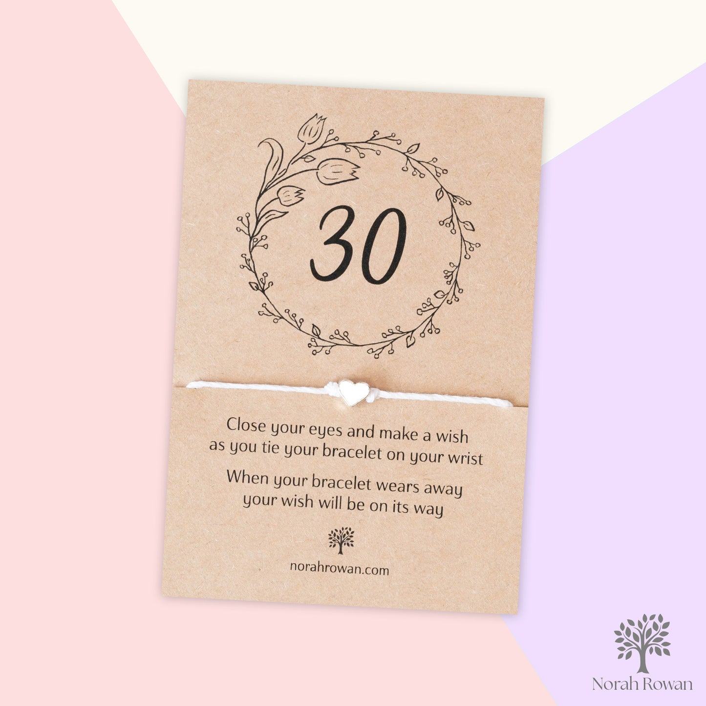 30th Birthday Wish Bracelet