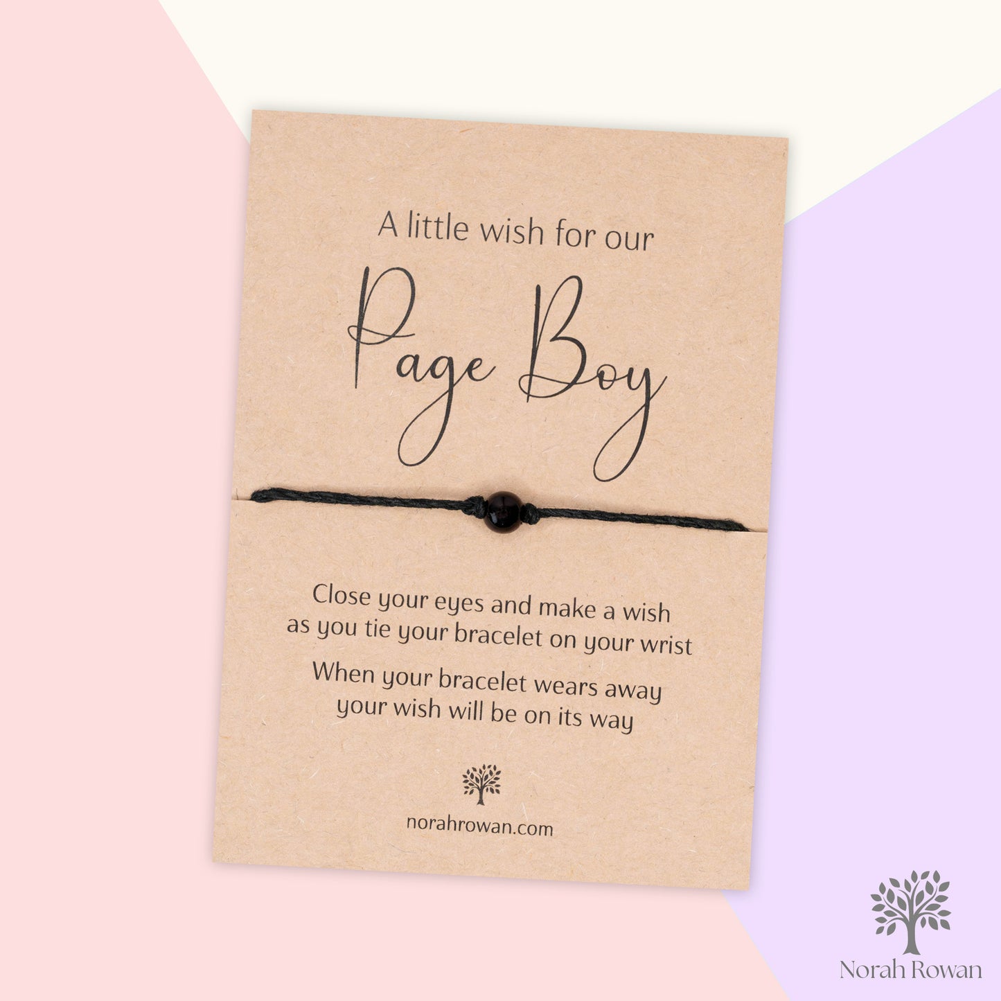 A Little Wish For Our Page Boy Wish Bracelet